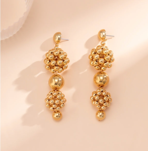Orla Ornament Ball Drop Post Earrings